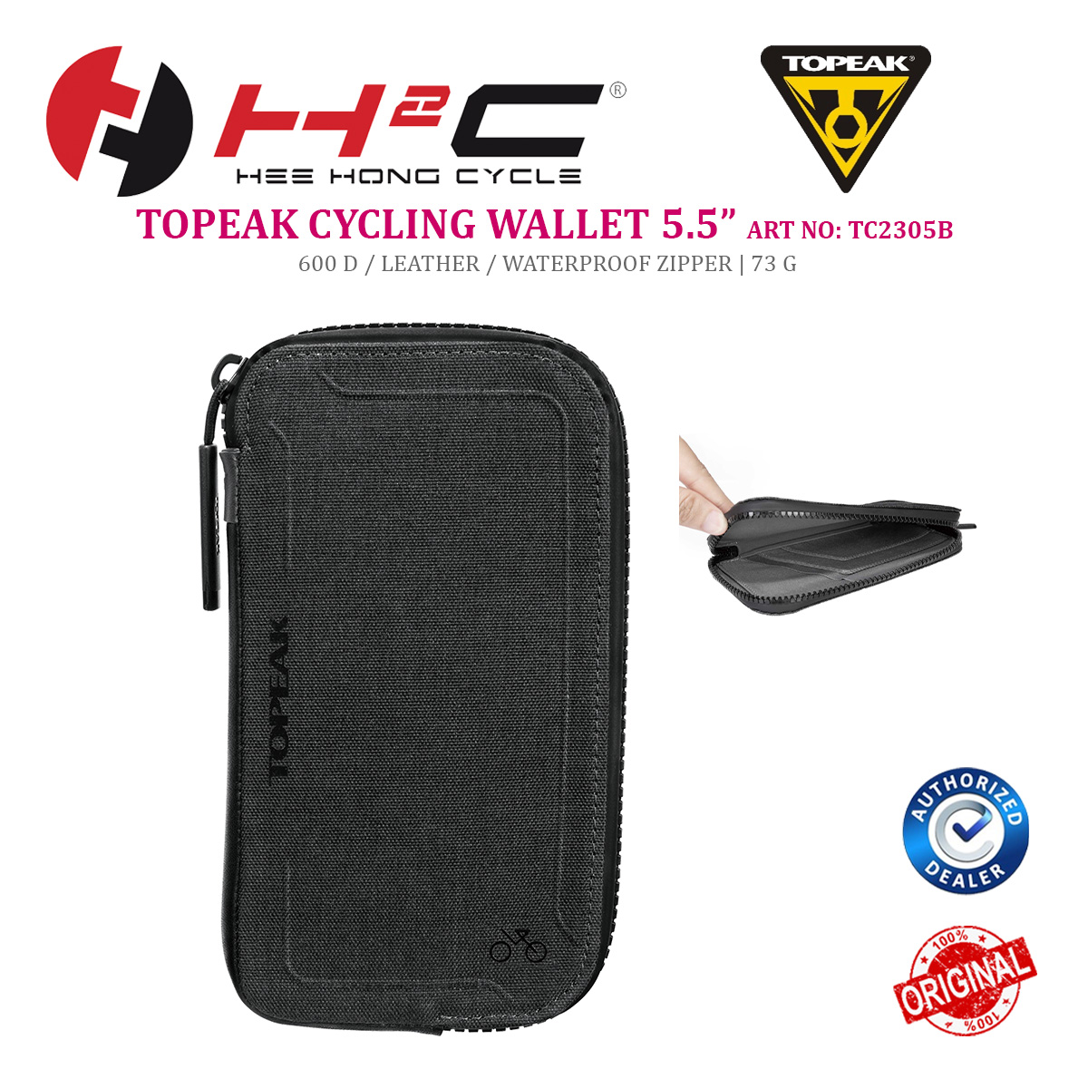 topeak cycling wallet 5.5